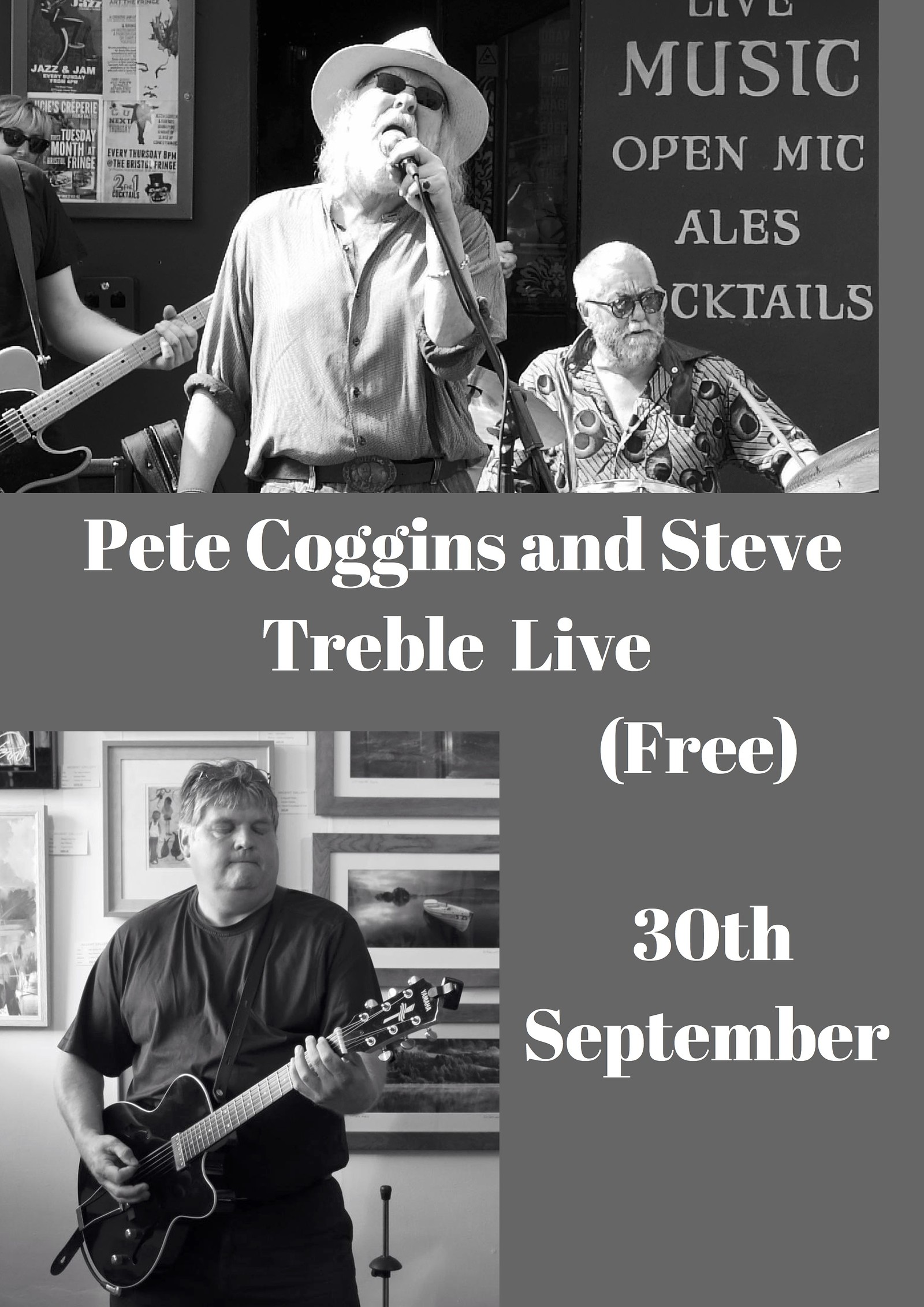 Pete Coggins and Steve Treble at The Bristol Fringe