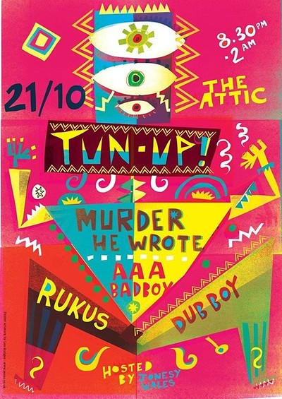 Tun Up ft. Murder He Wrote & AAA Badboy at The Attic Bar