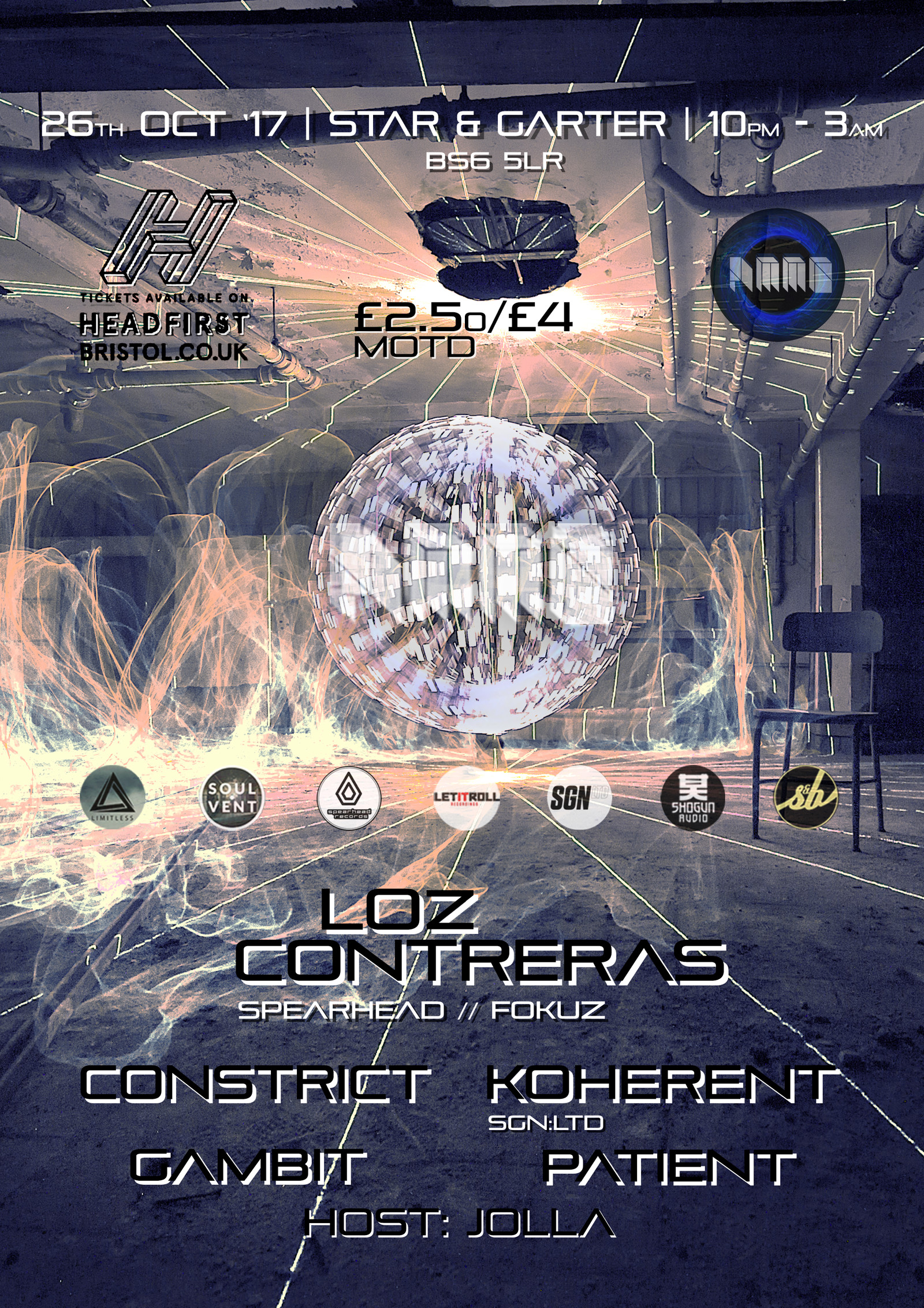Ammo: Loz Contreras / Koherent / Constrict & more at Star and Garter