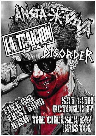 Ansia Viva, La Traicion & Disorder at The Chelsea Inn