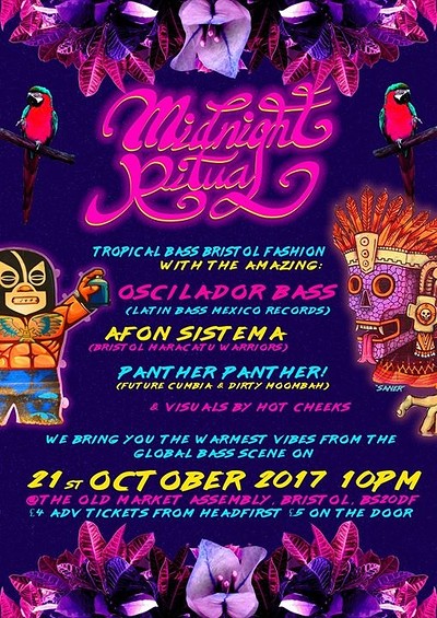 Midnight Ritual with Oscilador Bass, Afo at The Old Market Assembly