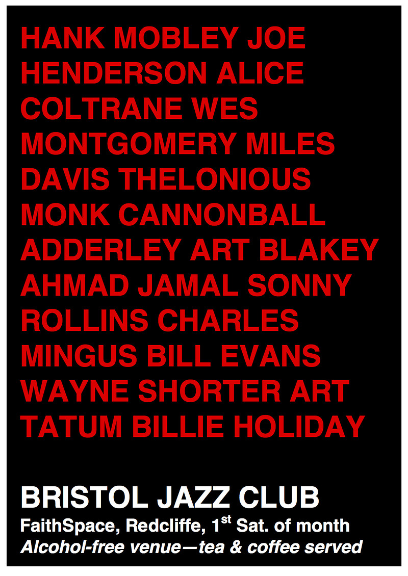 Bristol Jazz Club at FaithSpace Community Centre