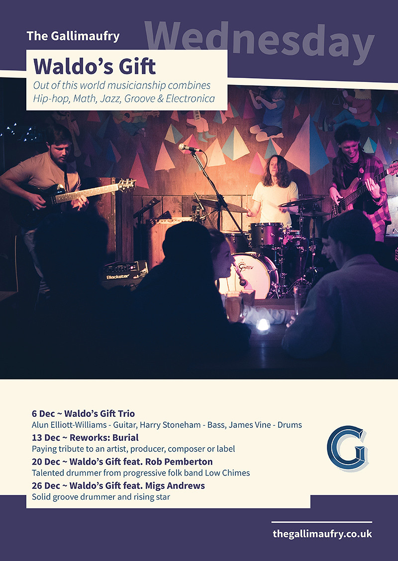 Waldo's Gift Trio - Featuring Migs Andrews at The Gallimaufry