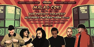 Alternate » DMZ, Dub Phizix, Alix Perez, Soom T++ at Lakota