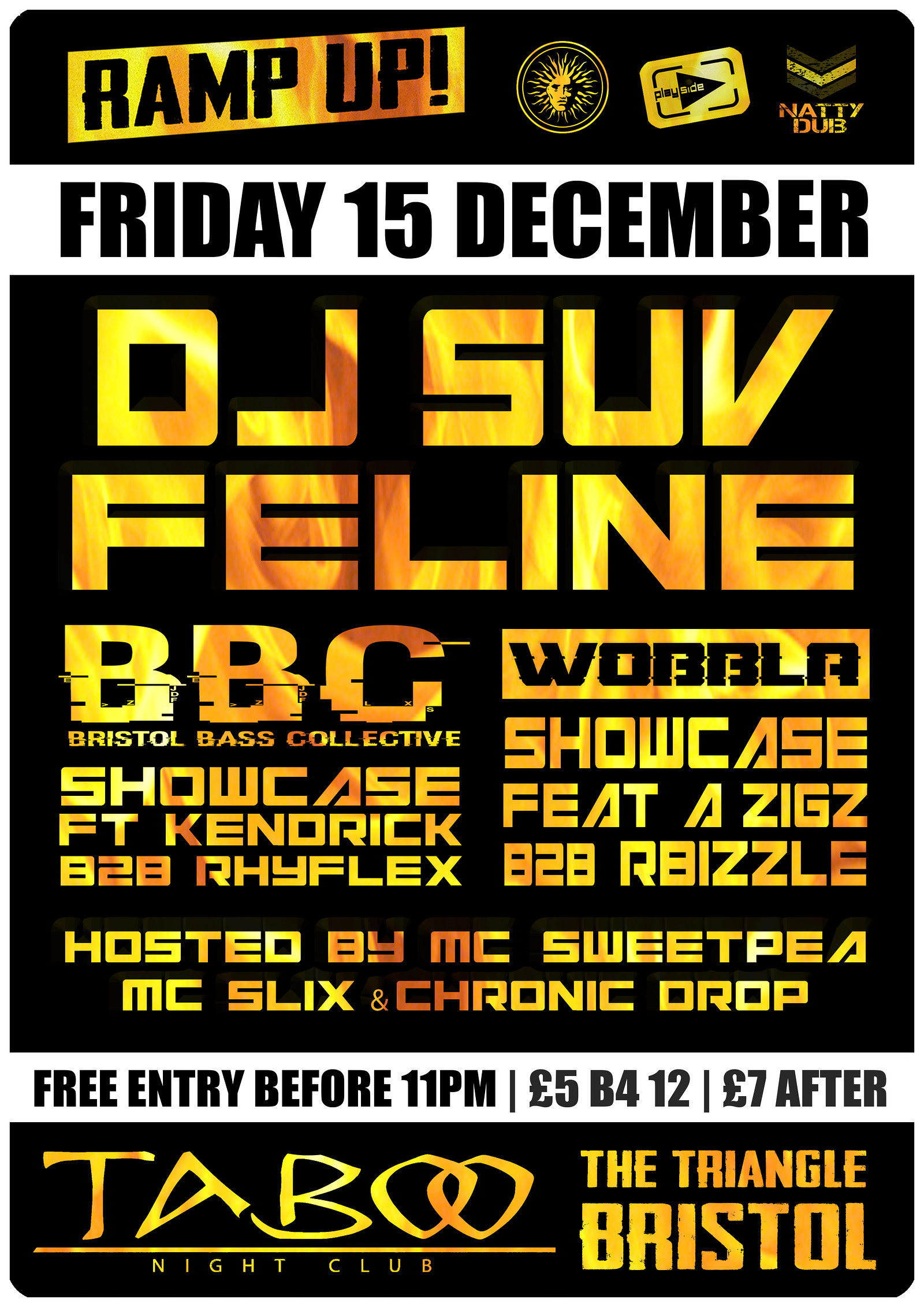 Ramp Up presents, the Bristol DNB special at Taboo Nightclub, The Triangle, Bristol