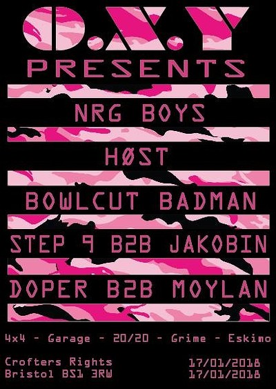 O.X.Y Presents: New Years Nangers at Crofters Rights