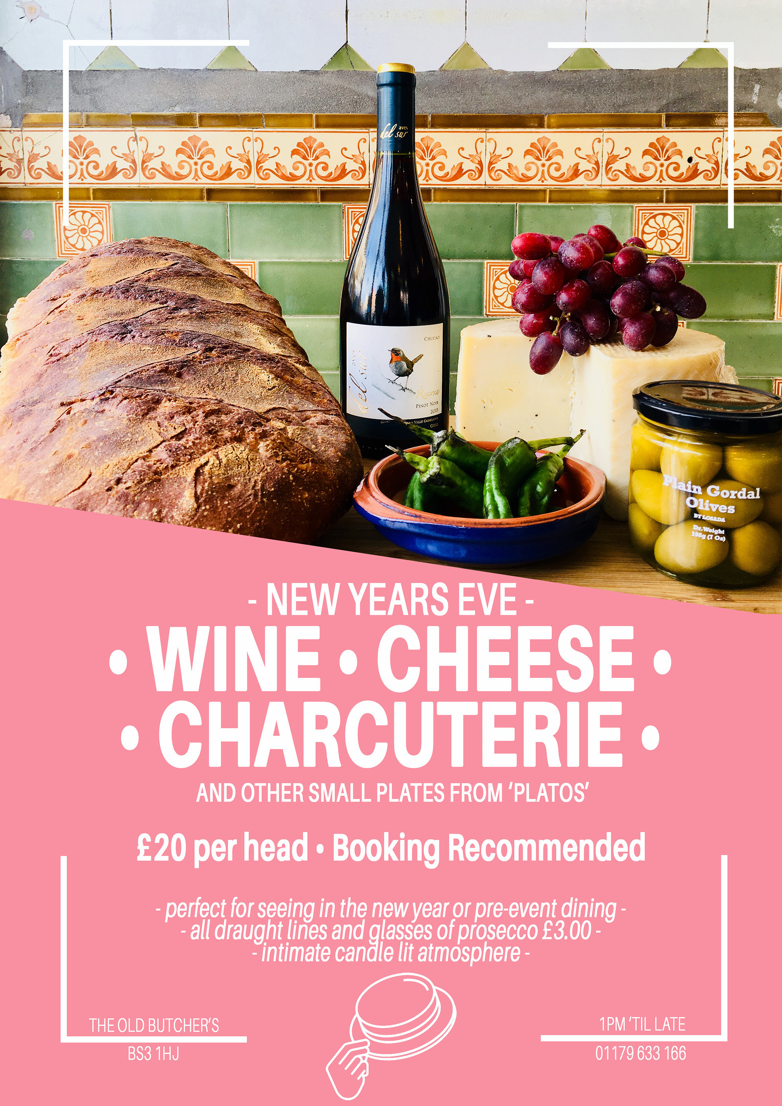 Wine, Cheese, & Charcuterie at The Old Butcher's