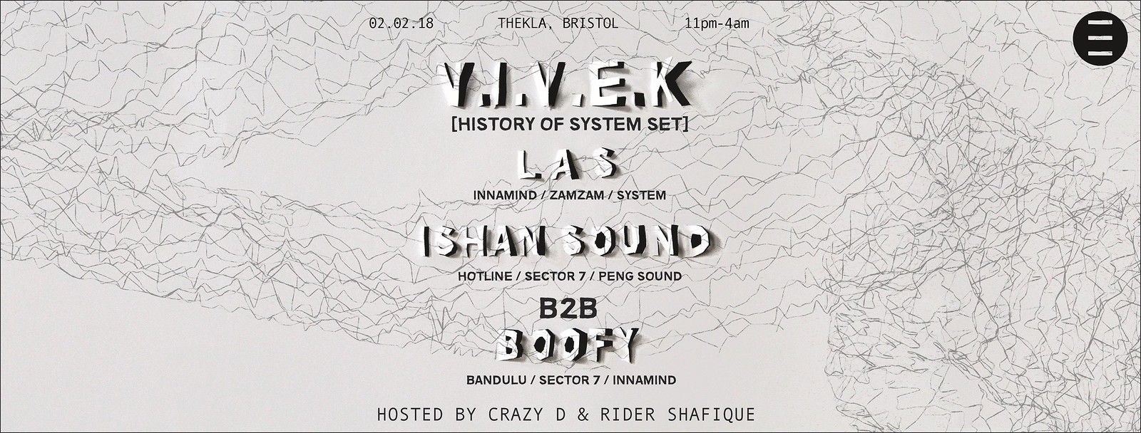ESO 003 w/ VIVEK / LAS / Ishan Sound b2b Boofy at Thekla