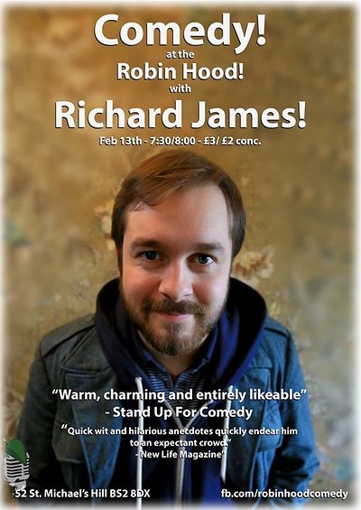 Comedy at the Robin Hood with Richard James at The Robin Hood