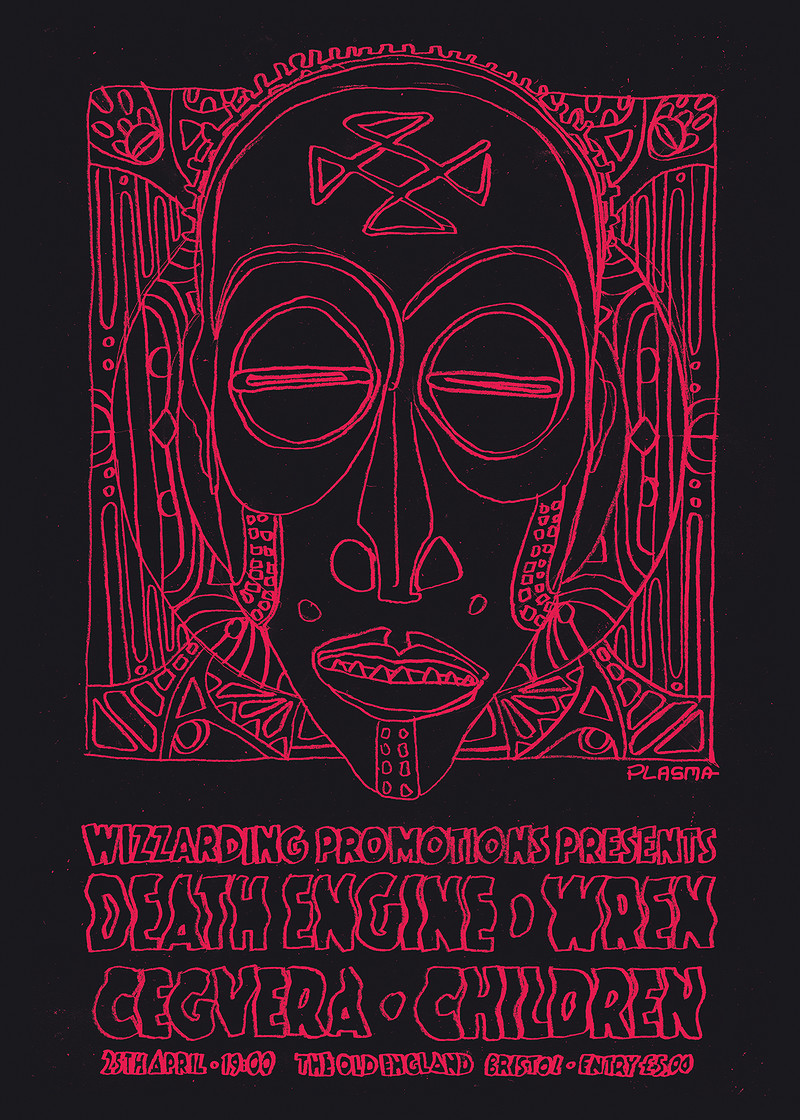 Death Engine / Wren / Cegvera / Children at The Old England Pub