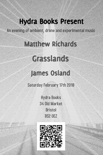 Matthew Richards, Grasslands, James Osland at Hydra Bookshop