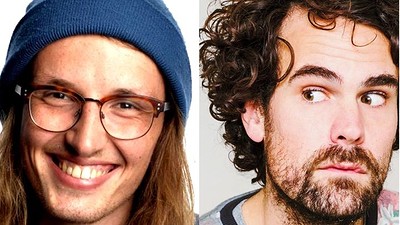 Andy Field and Paul F Taylor at How Lazy Is He? Comedy Night at the Lazy Dog