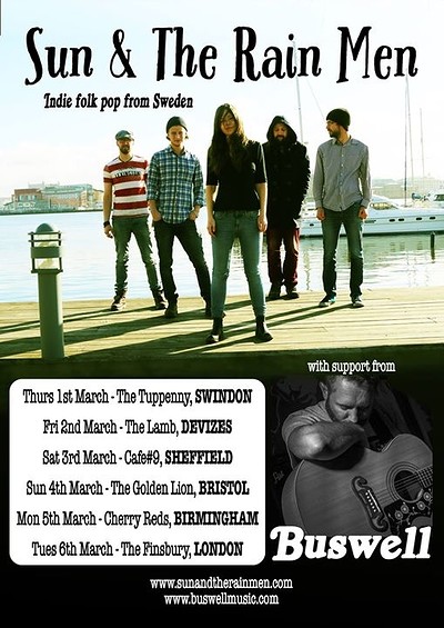 Sun & The Rain Men + Buswell at The Golden Lion