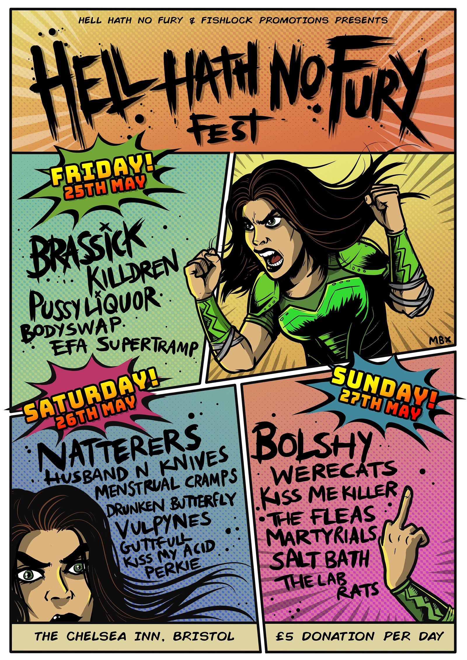 Hell Hath No Fury Fest 2018 at The Chelsea Inn