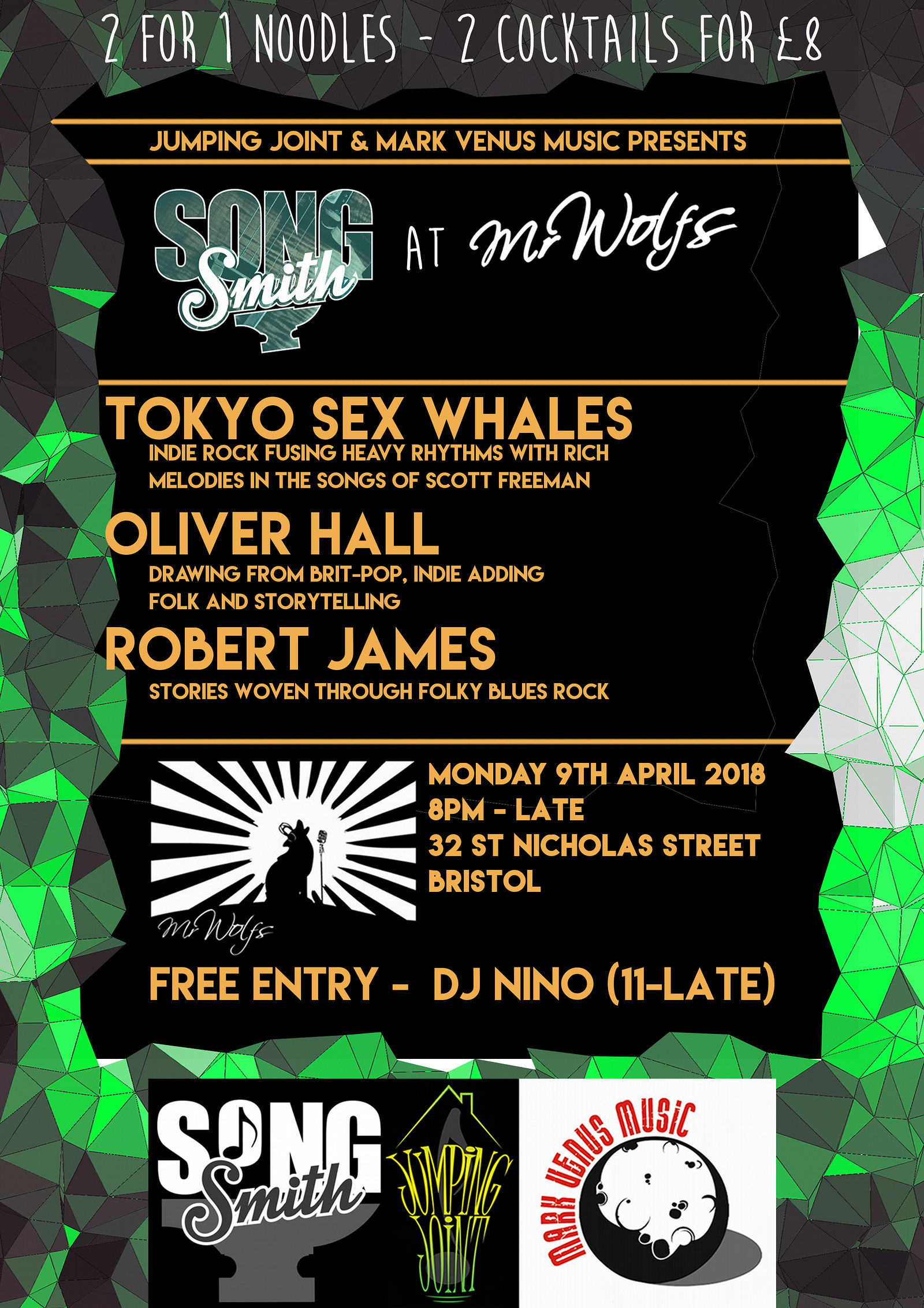 SongSmith ft Tokyo Sex Whale at Mr Wolfs