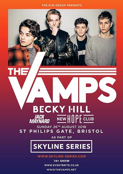 The Vamps at Lloyds Amphitheatre, Bristol