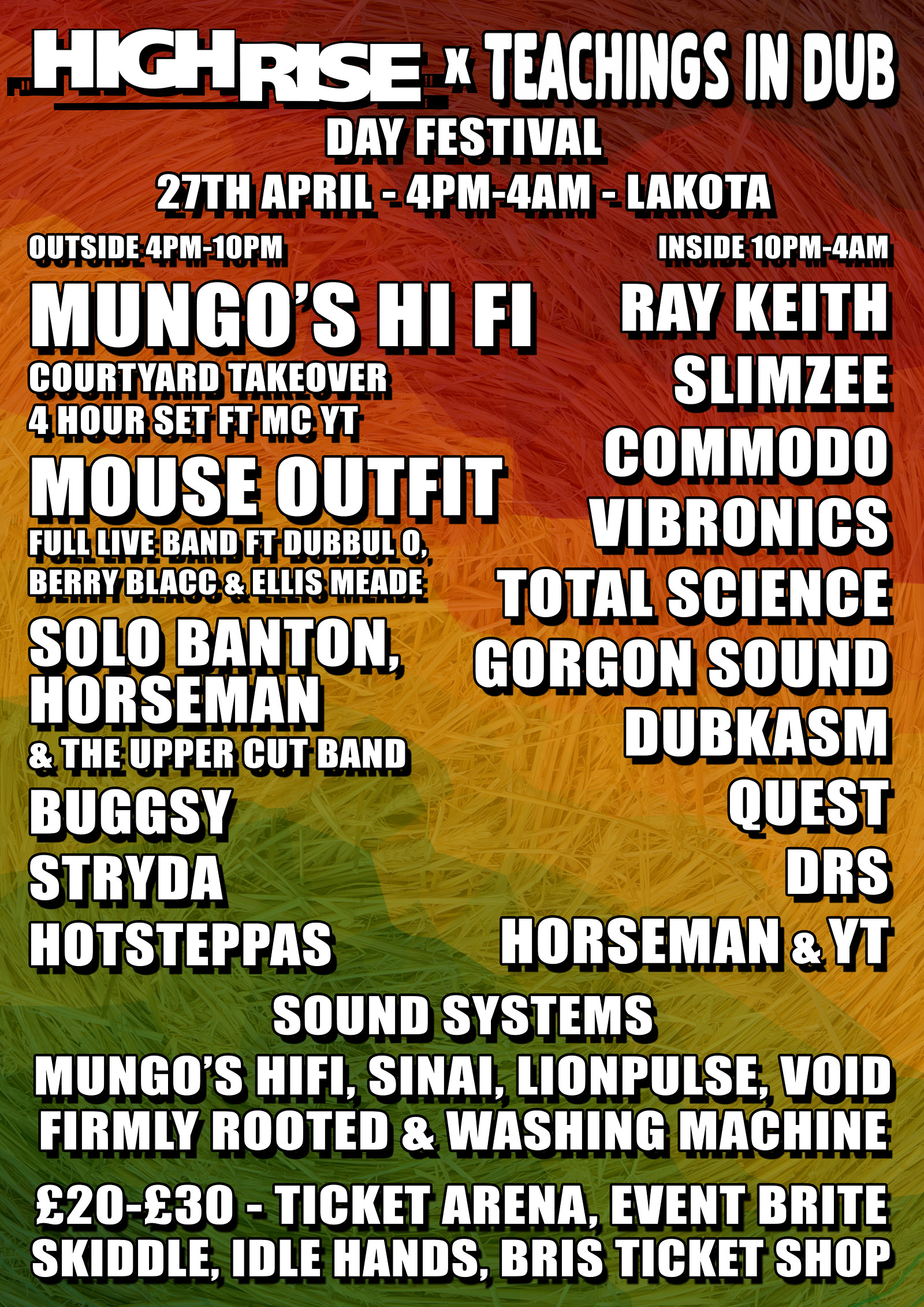 HighRise x Teachings in Dub Day Festival at Lakota