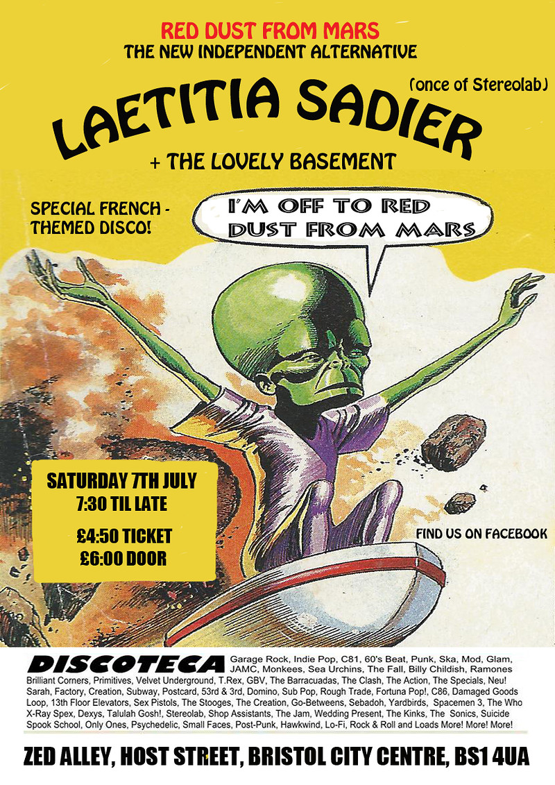 Laetitia Sadier + The Lovely Basement at Zed Alley