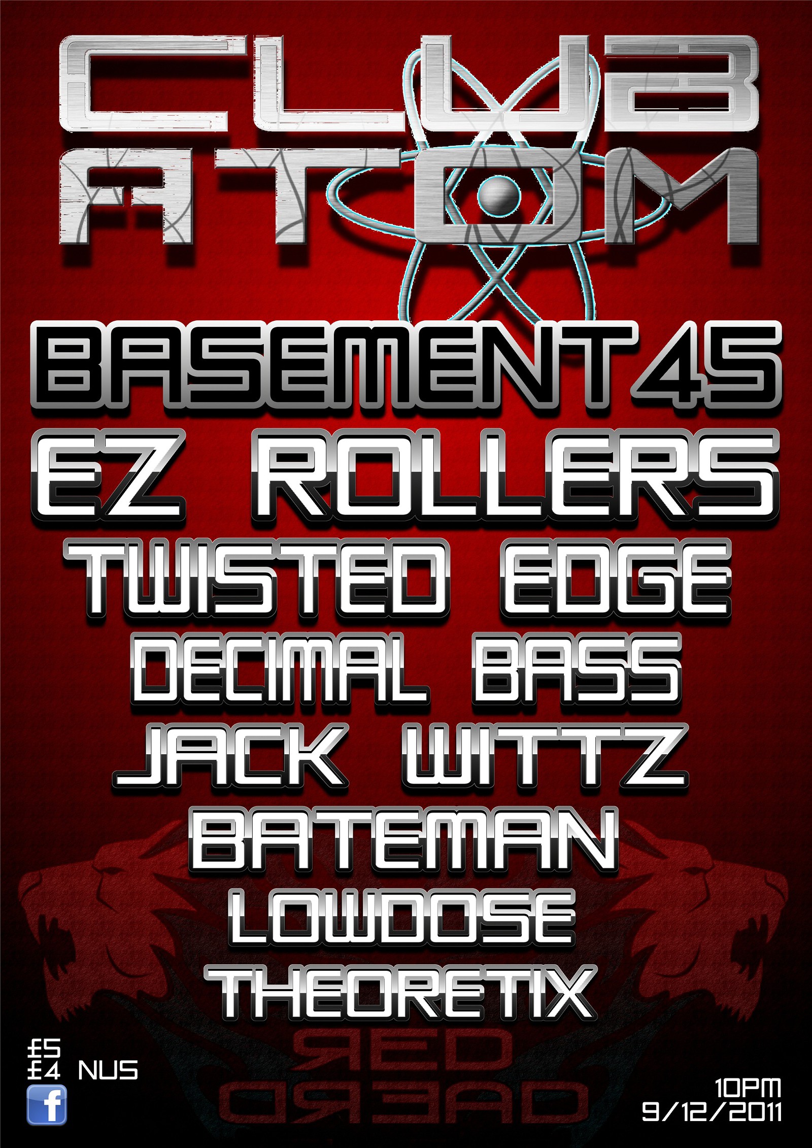Club Atom Bristol: Ez Rollers at Basement 45