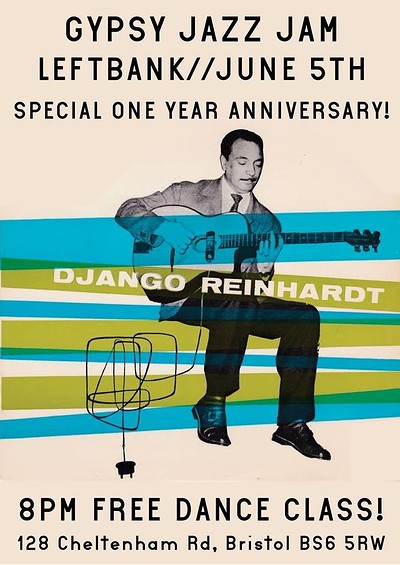 Gypsy Jazz Jam 1st Birthday at LEFTBANK