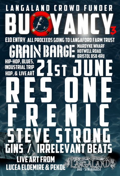 Buoyancy 3 - Langaland Festival Fundraiser at The Grain Barge