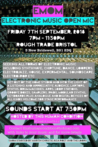 Electronic Music Open Mic in Rough Trade at Rough Trade