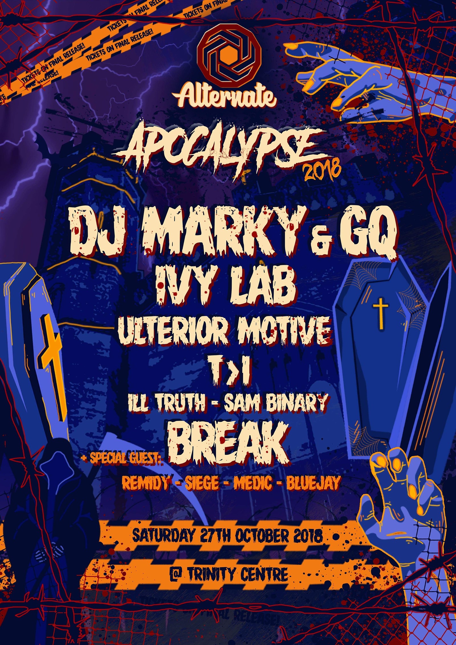 Alternate » Halloween Apocalypse 2018 at The Trinity Centre