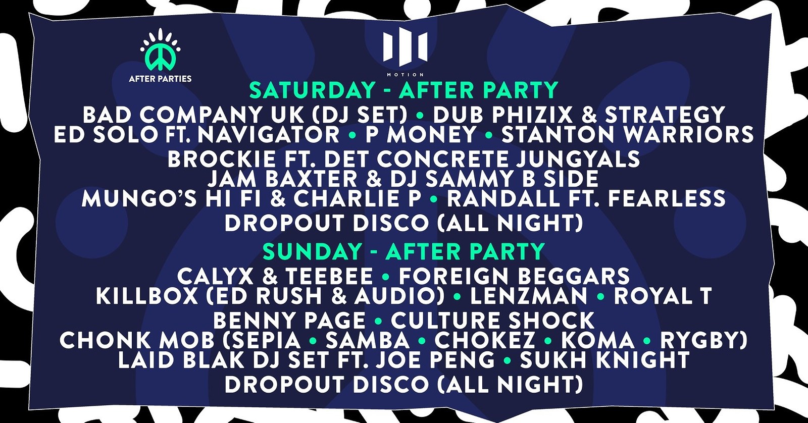 TOKYO WORLD 2018 Saturday After Party tickets 13.20 Motion Bristol