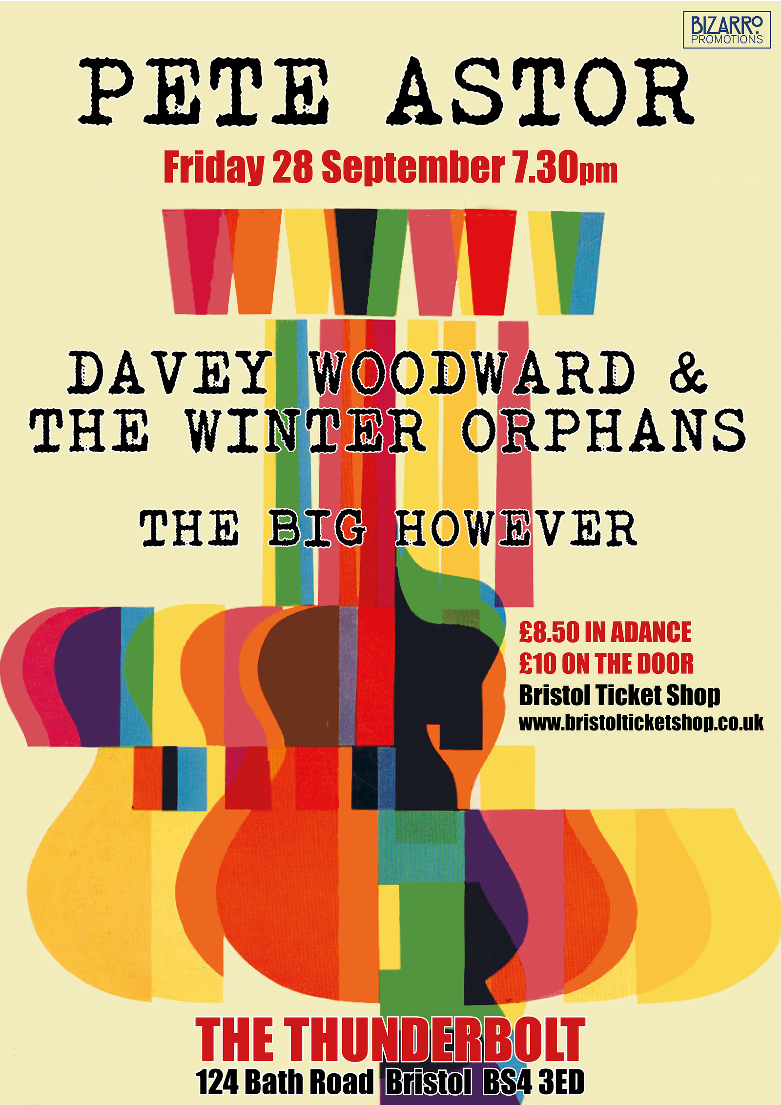 PETE ASTOR/DAVEY WOODWARD & THE WINTER ORPHANS at The Thunderbolt