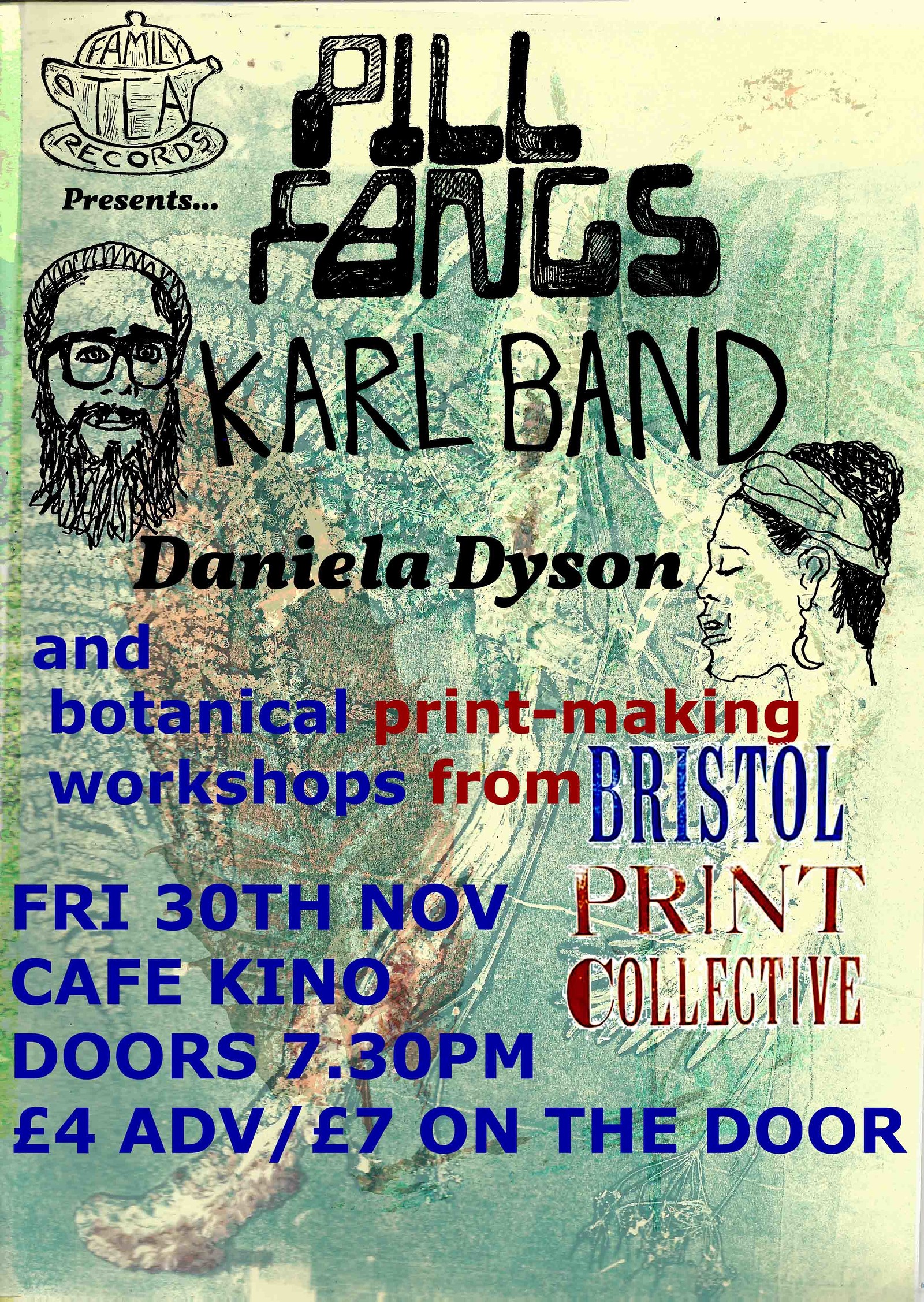 Pill Fangs / Karl Band / Daniela Dyson / BPC at Cafe Kino