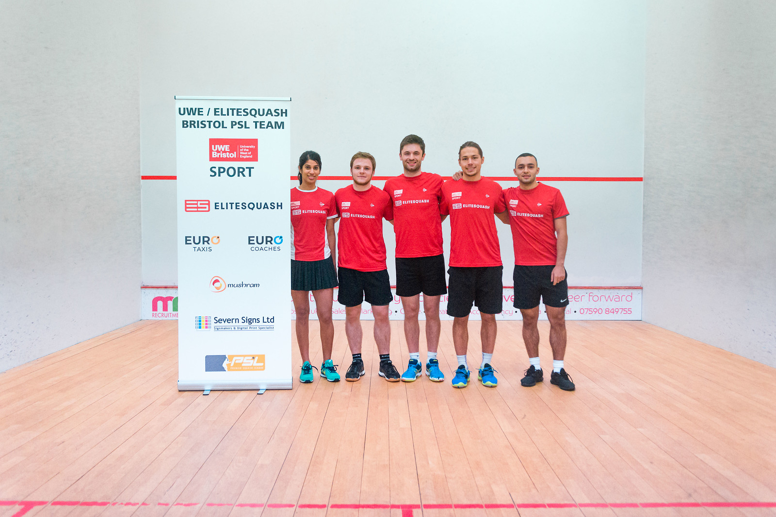 Elitesquash/UWE Bristol vs Newcastle University at Workout Bristol Harbourside