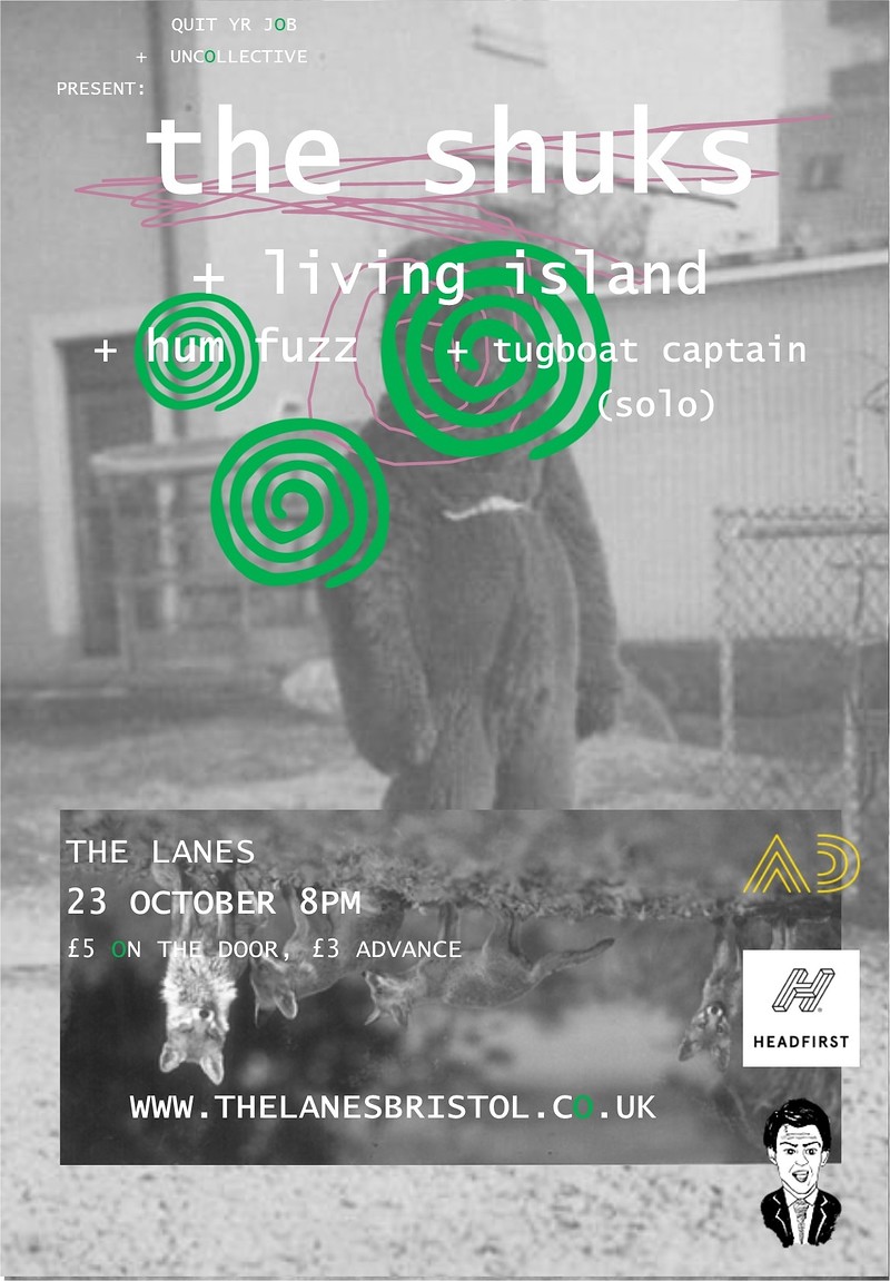 The Shuks, Living Island, Tugboat Captain + Guests at The Lanes
