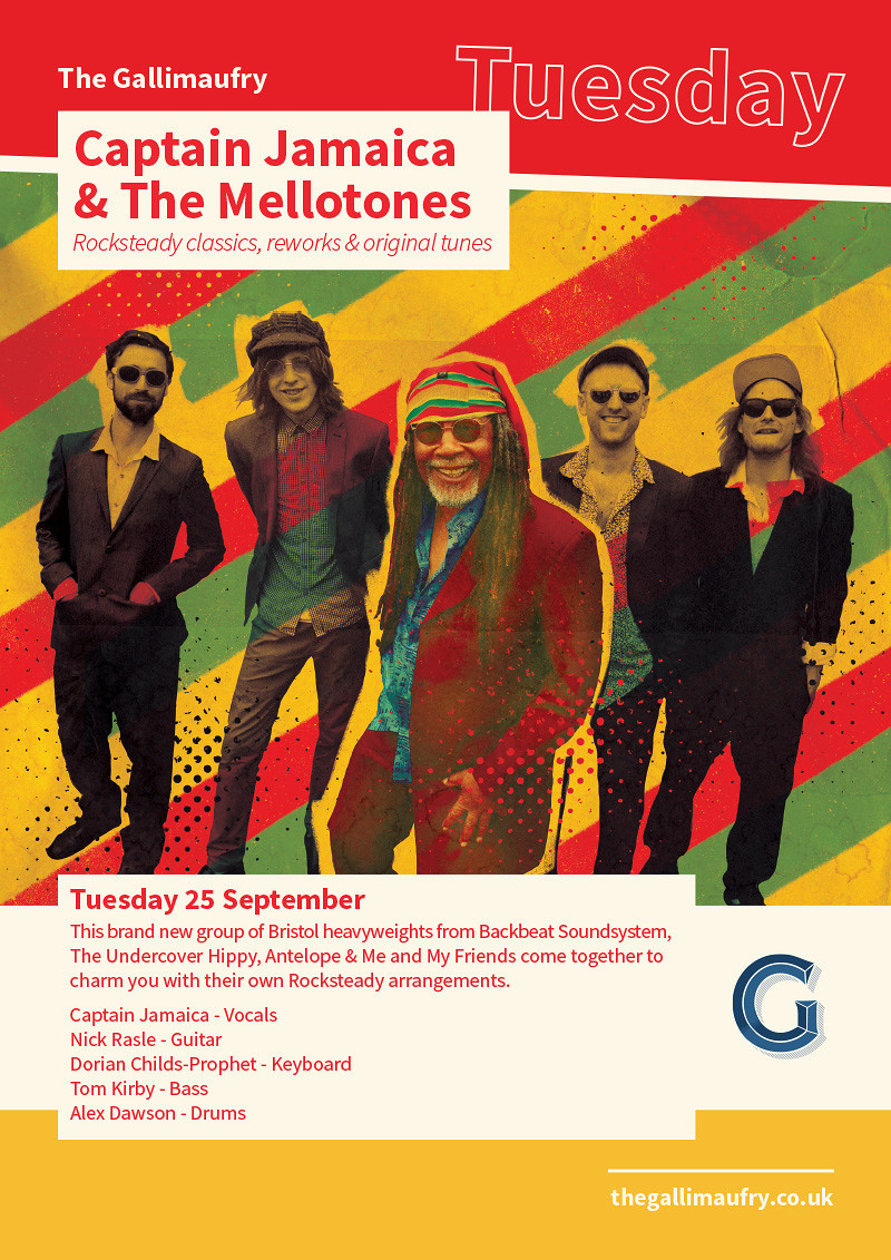 Captain Jamaica & The Mellotones at The Gallimaufry