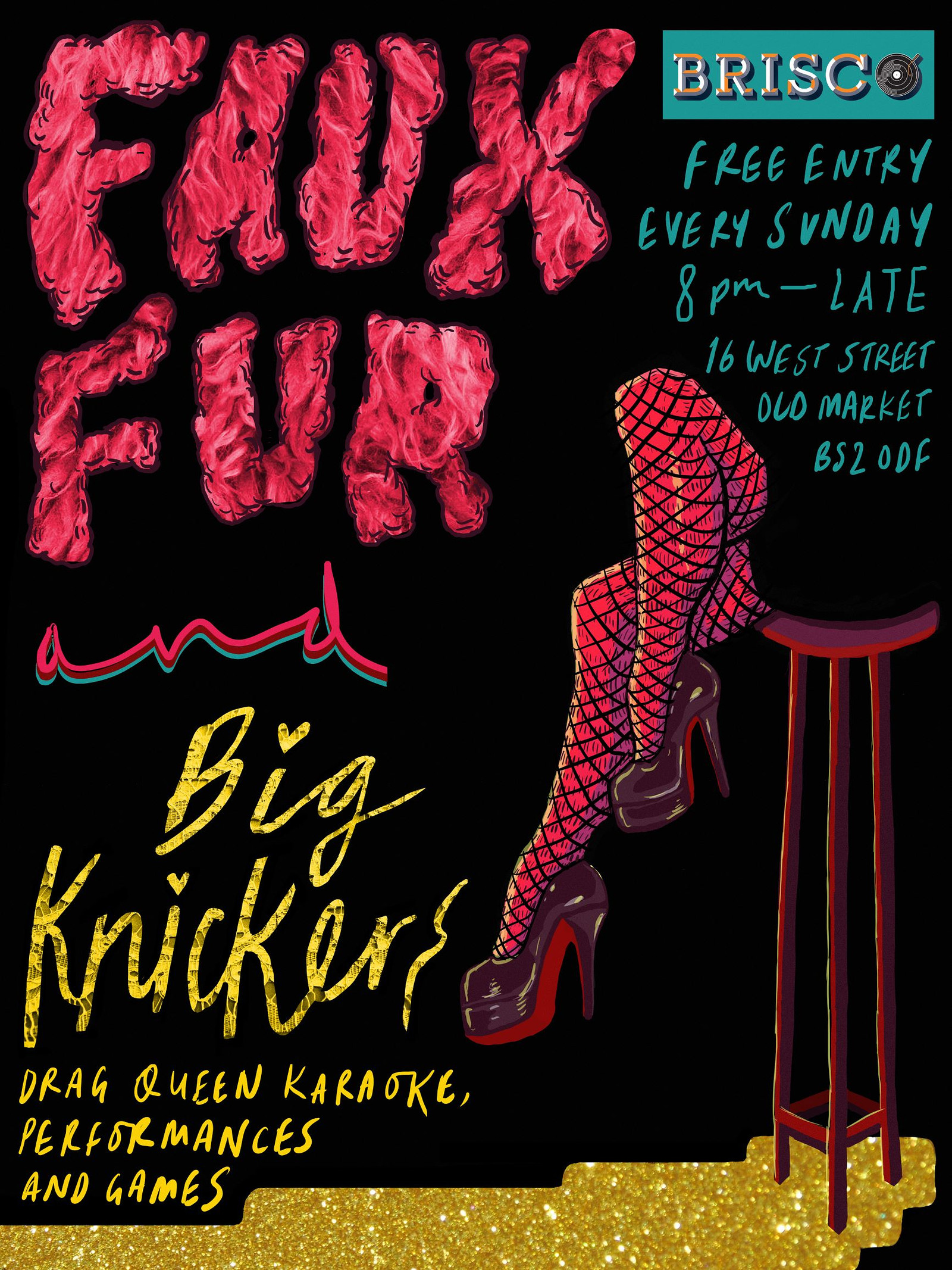 Faux Furr & Big Knickers - Drag Queen Karaoke at Brisco