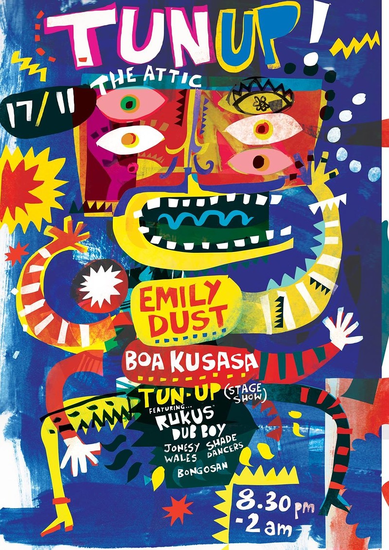 TUN UP Ft. Emily Dust & Boa Kusasa at The Attic Bar