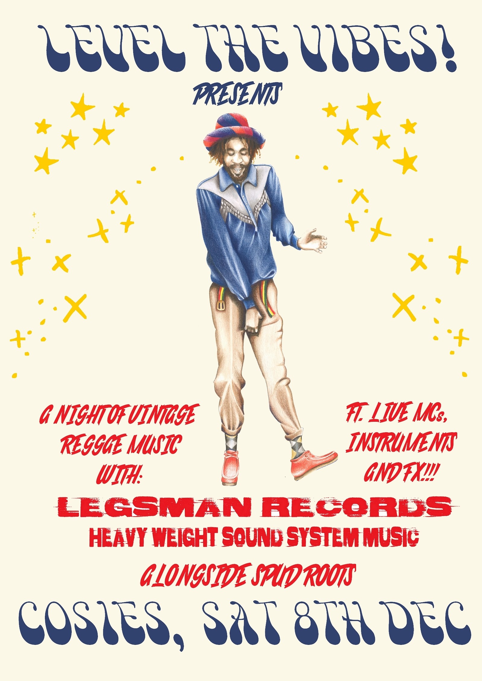 Level the Vibes Pres. LegsMan Records at Cosies