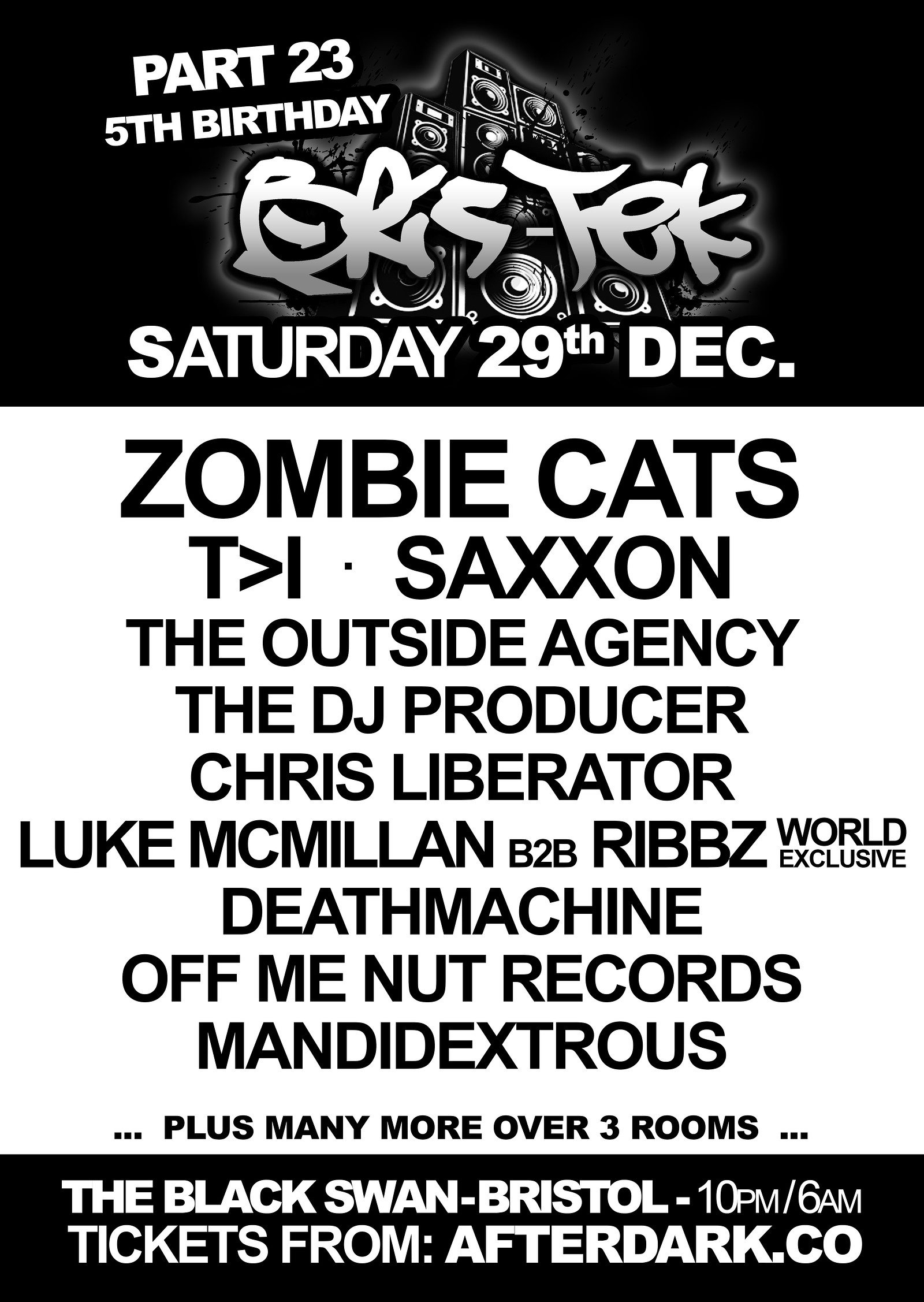 Bris-Tek 23 - Xmas & B'day Party at The Black Swan