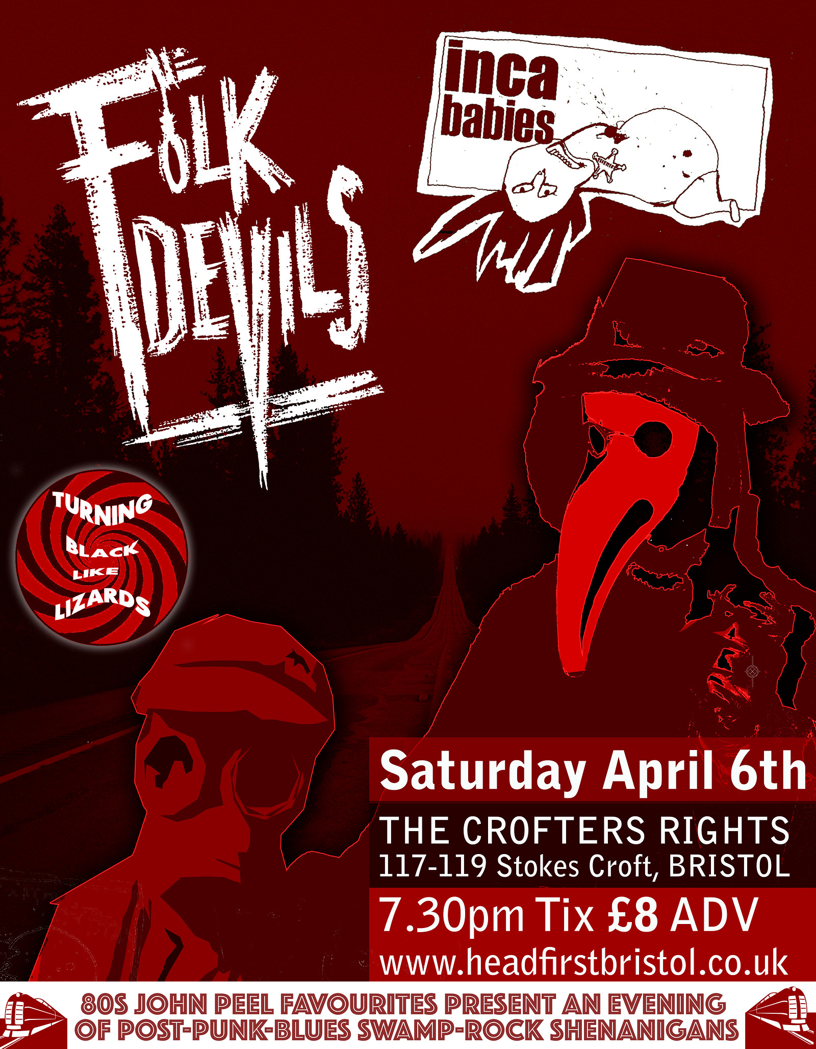 Folk Devils / Inca Babies at Crofters Rights