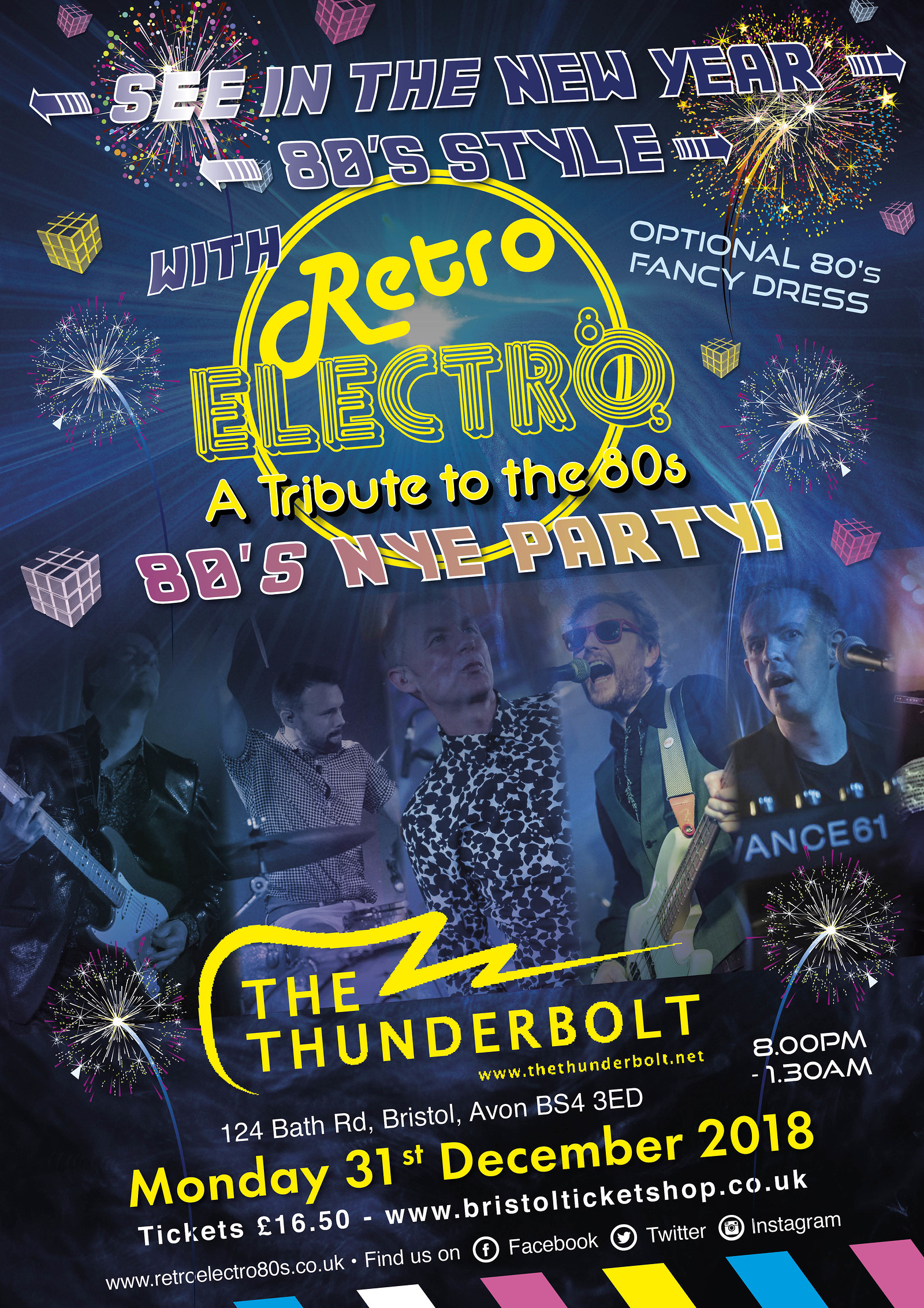Retro Electro's NYE 80s Party at The Thunderbolt