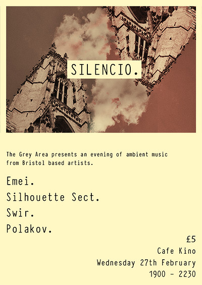 Silencio. An evening of ambient music at Cafe Kino