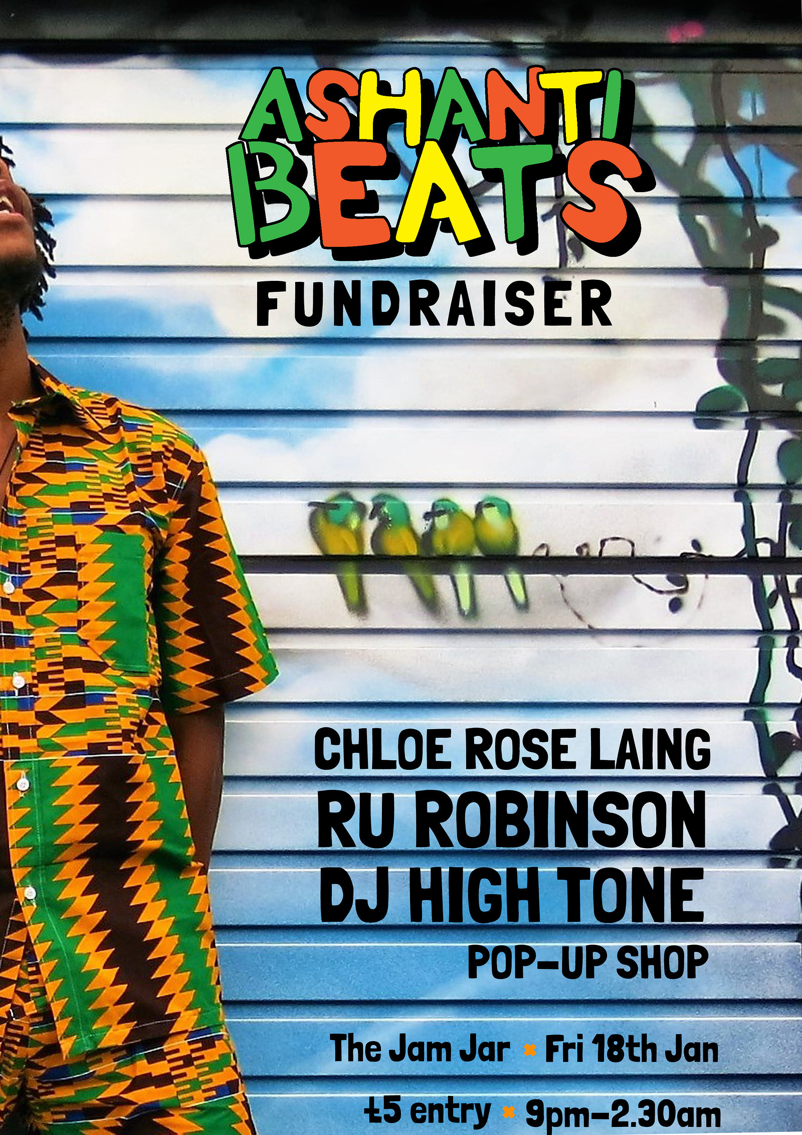 Ashanti Beats Fundraiser at Jam Jar