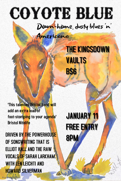 Coyote Blue at The Kingsdown Vaults at Kingsdown Vaults
