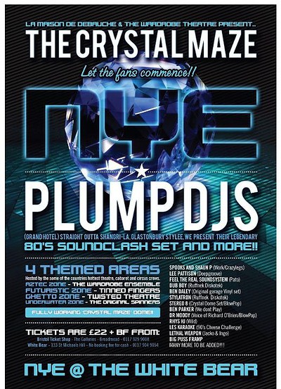 Crystal Maze Nye Party at The White Bear