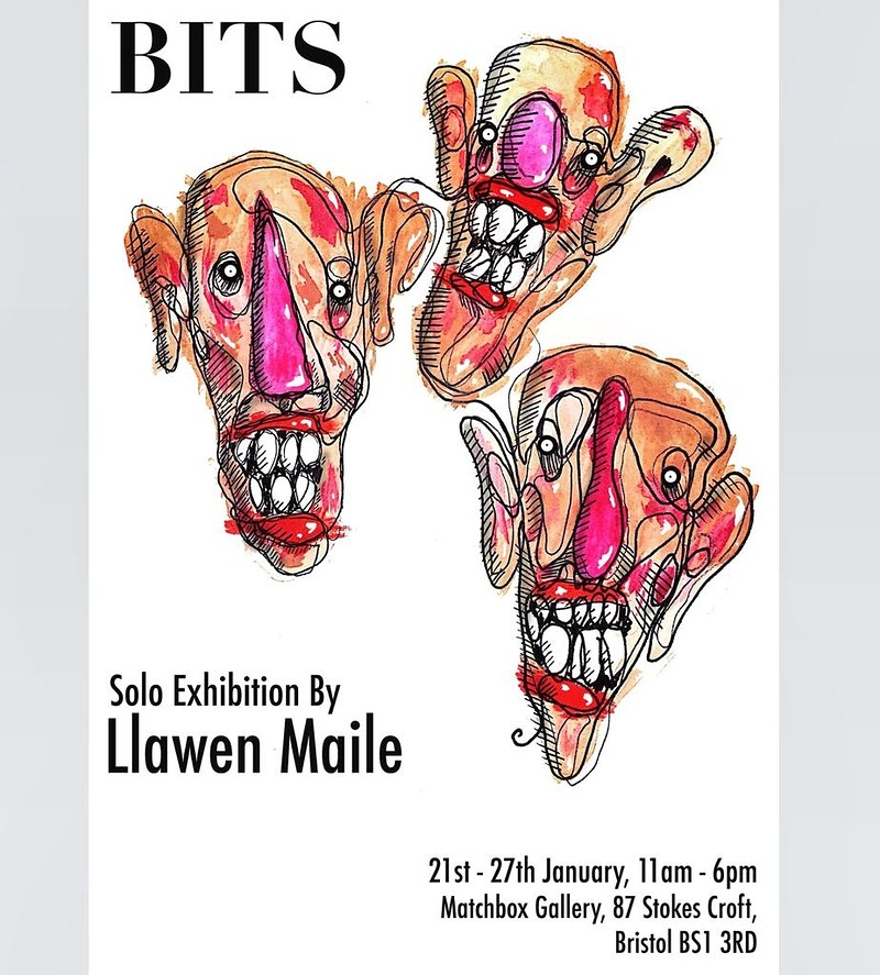 BITS solo exhibition by Llawen Maile at Matchbox Gallery