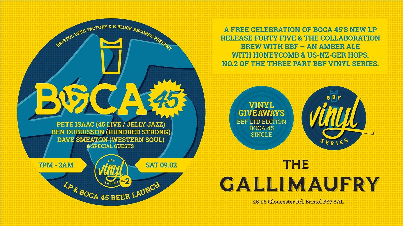 BF VINYL SERIES LAUNCH #1&2 at The Gallimaufry