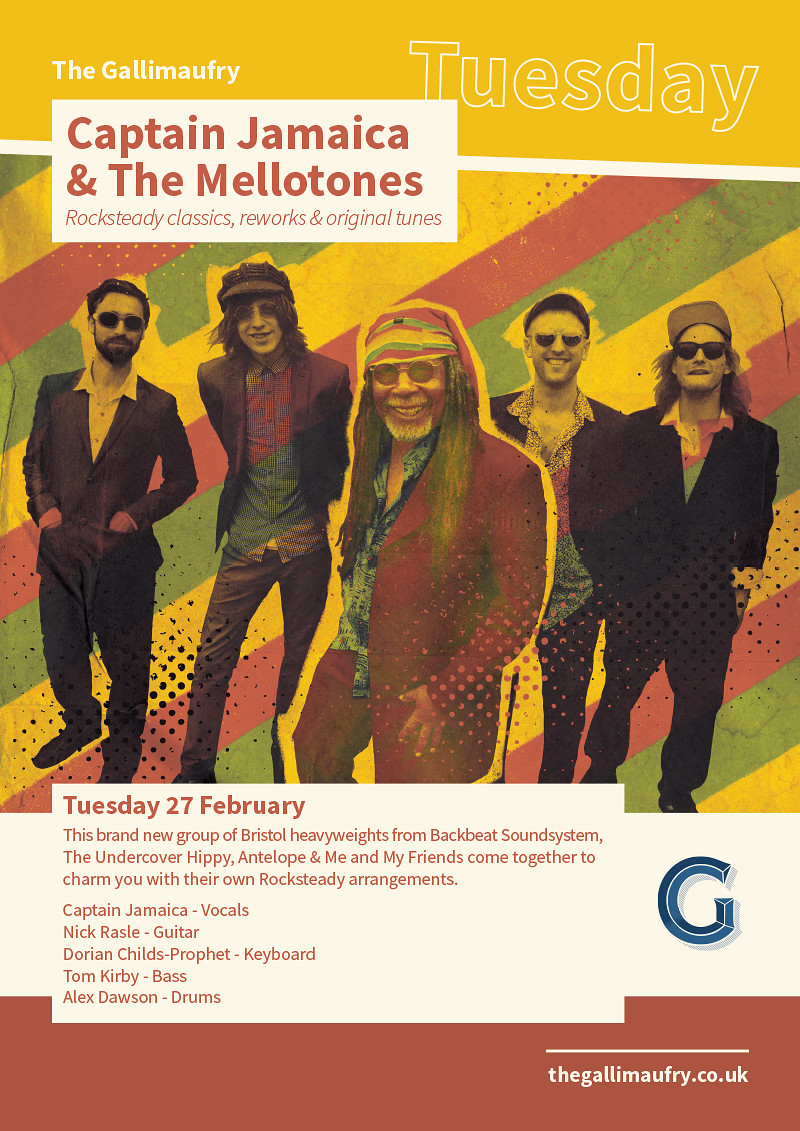 Captain Jamaica & The Mellotones at The Gallimaufry