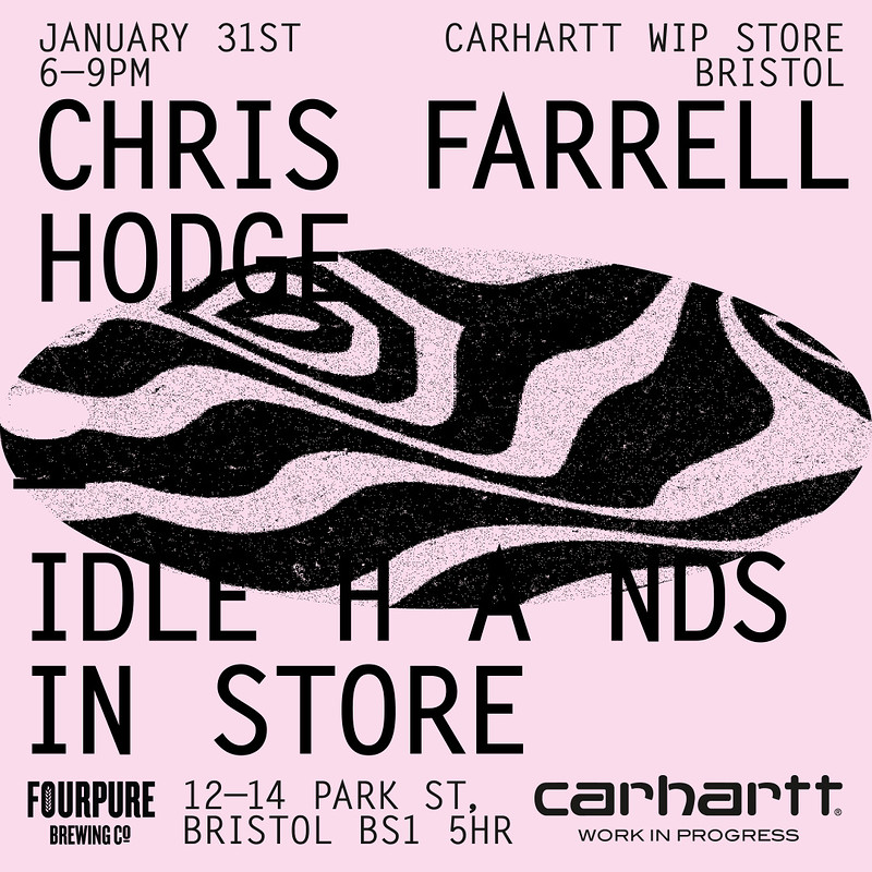 Idle Hands in store at Carhartt WIP Store Bristol