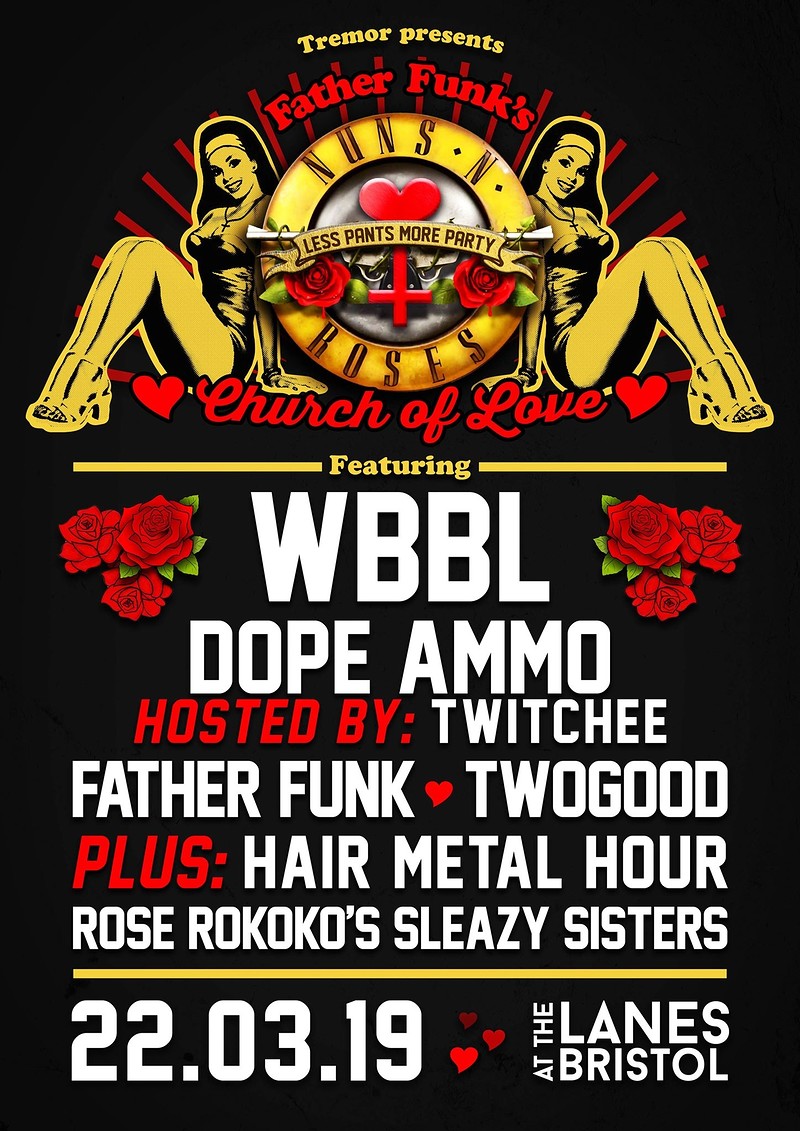Father Funk's Church of Love: Nuns N' Roses at The Lanes