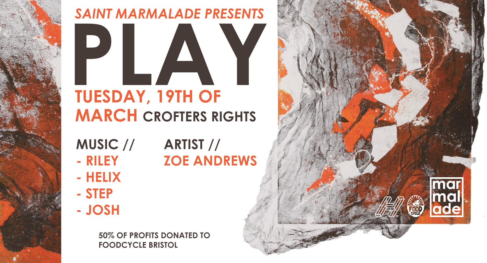 PLAY // Saint Marmalade at Crofters Rights