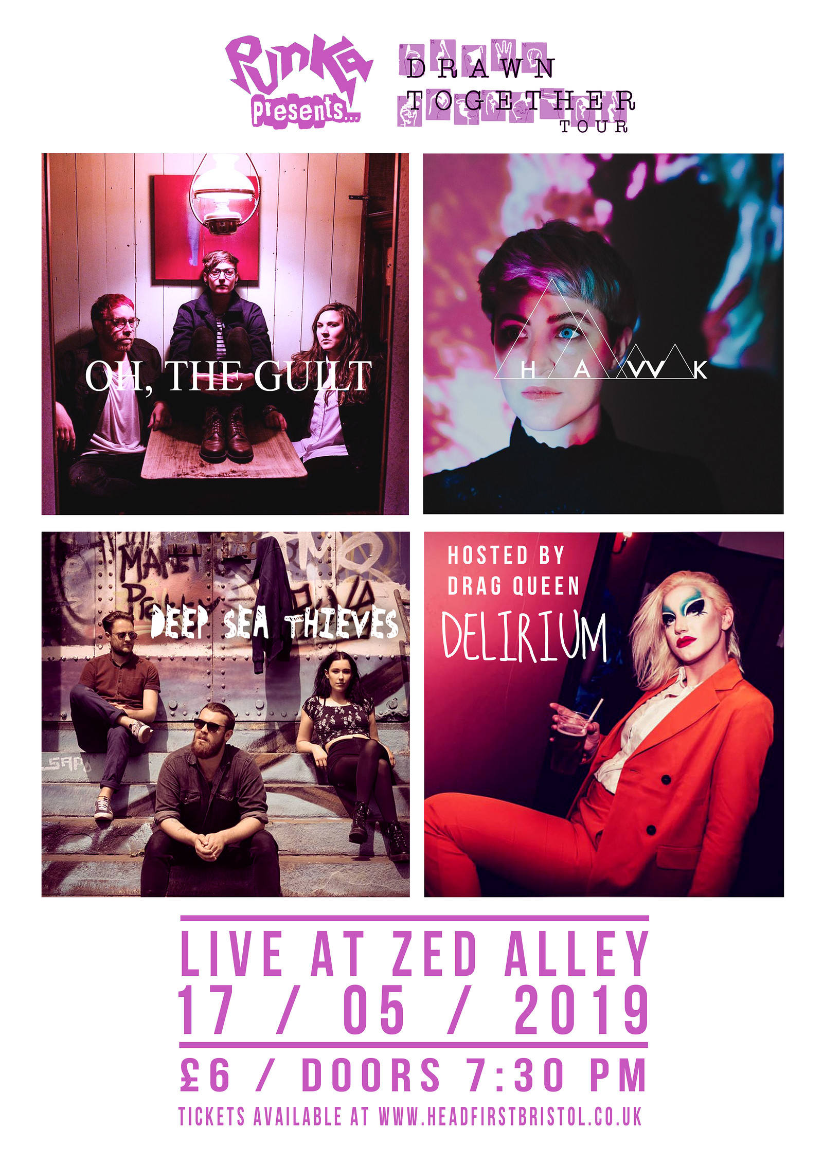 Oh The Guilt, HAVVK & Deep Sea Thieves at Zed Alley